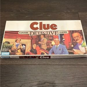 Vintage 1986 Clue Classic Detective Board Game